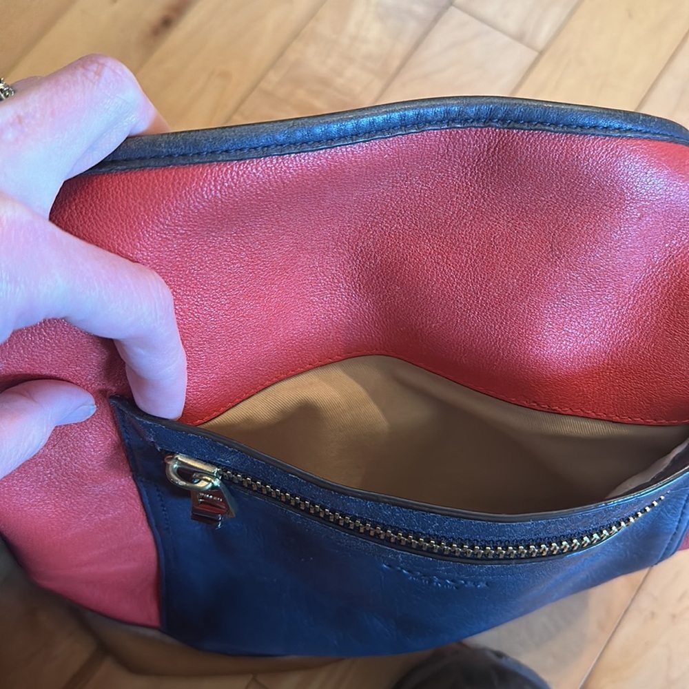 Coach Rugby Legacy Leather Colour Block Bag - Picture 10 of 16